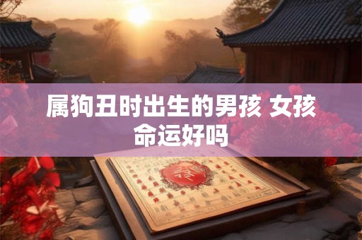 属狗丑时出生的男孩 女孩命运好吗