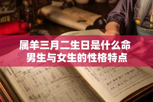 属羊三月二生日是什么命 男生与女生的性格特点