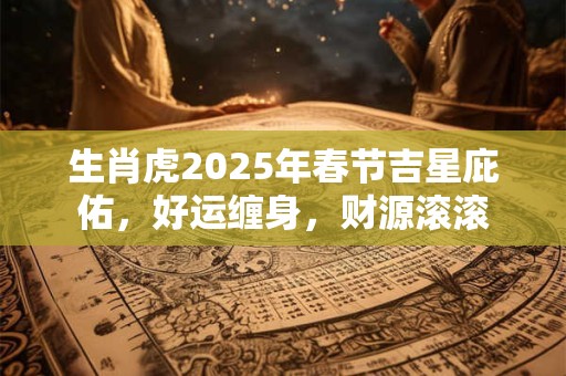 生肖虎2025年春节吉星庇佑，好运缠身，财源滚滚