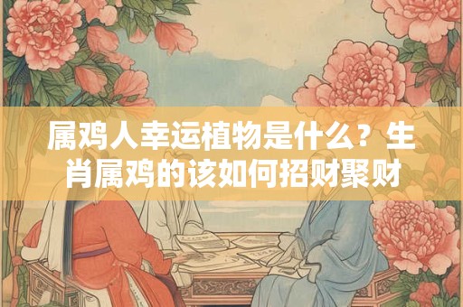 属鸡人幸运植物是什么？生肖属鸡的该如何招财聚财