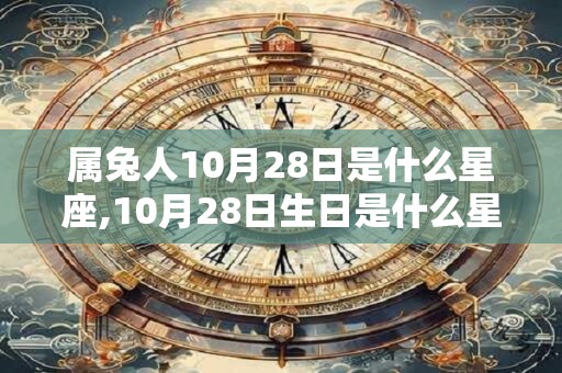 属兔人10月28日是什么星座,10月28日生日是什么星座