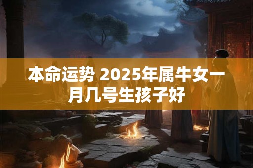 本命运势 2025年属牛女一月几号生孩子好