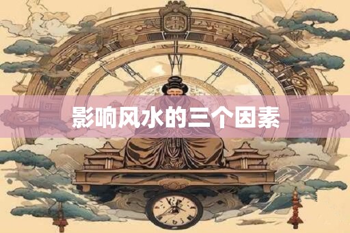 影响风水的三个因素