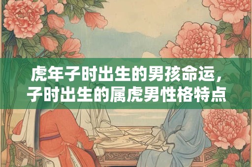 虎年子时出生的男孩命运，子时出生的属虎男性格特点