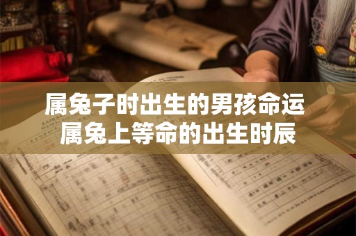 属兔子时出生的男孩命运 属兔上等命的出生时辰
