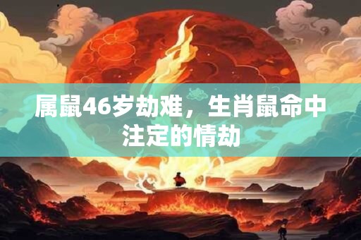 属鼠46岁劫难，生肖鼠命中注定的情劫