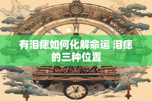 有泪痣如何化解命运 泪痣的三种位置