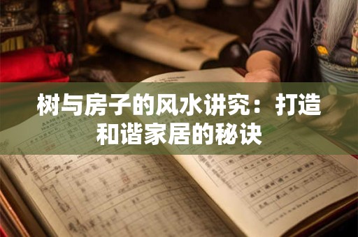 树与房子的风水讲究：打造和谐家居的秘诀