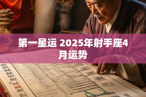 第一星运 2025年射手座4月运势
