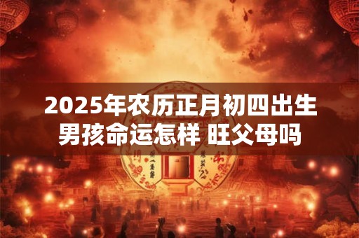 2025年农历正月初四出生男孩命运怎样 旺父母吗