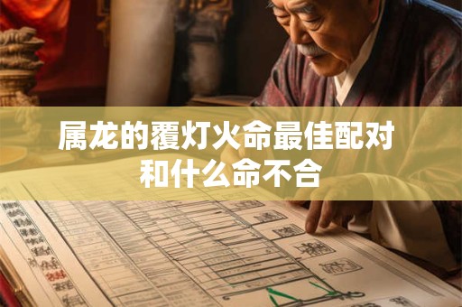 属龙的覆灯火命最佳配对 和什么命不合