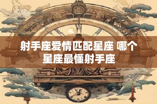 射手座爱情匹配星座 哪个星座最懂射手座