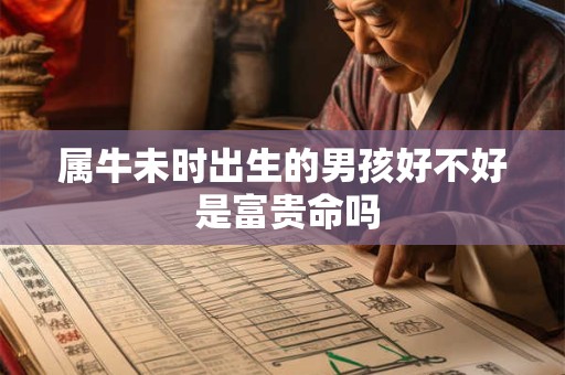 属牛未时出生的男孩好不好 是富贵命吗