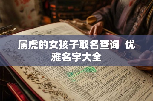 属虎的女孩子取名查询  优雅名字大全