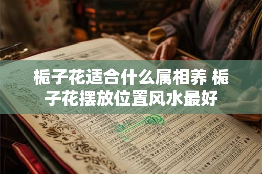 栀子花适合什么属相养 栀子花摆放位置风水最好