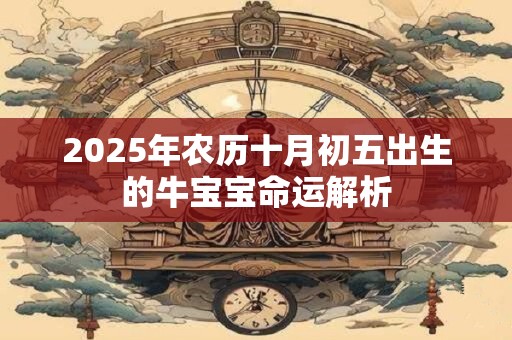 2025年农历十月初五出生的牛宝宝命运解析