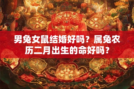 男兔女鼠结婚好吗？属兔农历二月出生的命好吗？