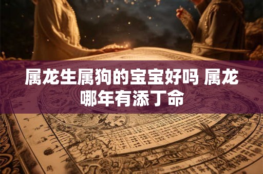 属龙生属狗的宝宝好吗 属龙哪年有添丁命