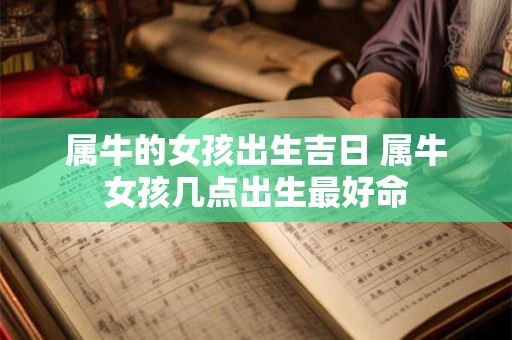 属牛的女孩出生吉日 属牛女孩几点出生最好命