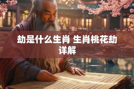 劫是什么生肖 生肖桃花劫详解