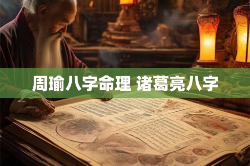 周瑜八字命理 诸葛亮八字