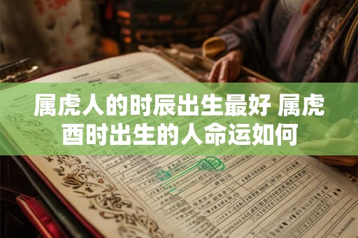 属虎人的时辰出生最好 属虎酉时出生的人命运如何
