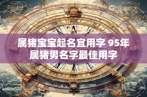 详细阅读:属猪宝宝起名宜用字 95年属猪男名字最佳用字 属猪宝宝起名宜用字 95年属猪男名字最佳用字