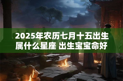 2025年农历七月十五出生属什么星座 出生宝宝命好吗