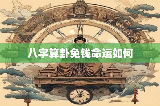八字算卦免钱命运如何