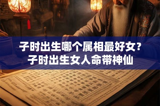 子时出生哪个属相最好女？子时出生女人命带神仙
