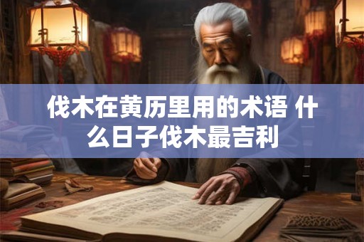 伐木在黄历里用的术语 什么日子伐木最吉利