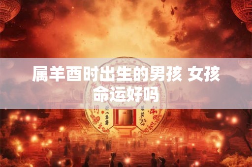 属羊酉时出生的男孩 女孩命运好吗