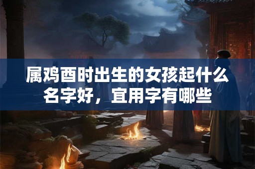 属鸡酉时出生的女孩起什么名字好，宜用字有哪些