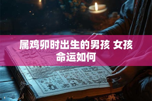 属鸡卯时出生的男孩 女孩命运如何