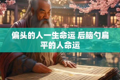 偏头的人一生命运 后脑勺扁平的人命运