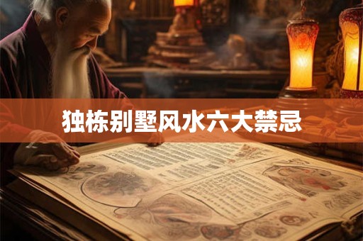 独栋别墅风水六大禁忌