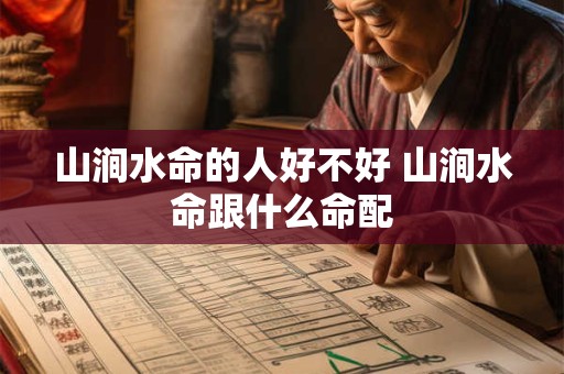 山涧水命的人好不好 山涧水命跟什么命配