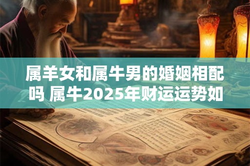 属羊女和属牛男的婚姻相配吗 属牛2025年财运运势如何