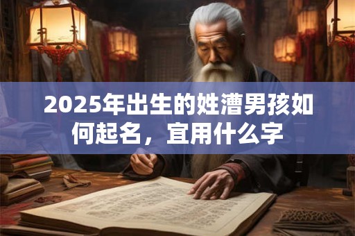2025年出生的姓漕男孩如何起名，宜用什么字