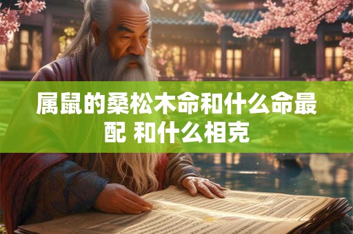属鼠的桑松木命和什么命最配 和什么相克