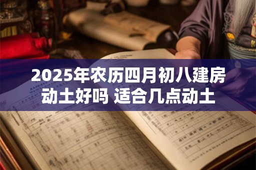 2025年农历四月初八建房动土好吗 适合几点动土