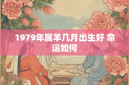 1979年属羊几月出生好 命运如何