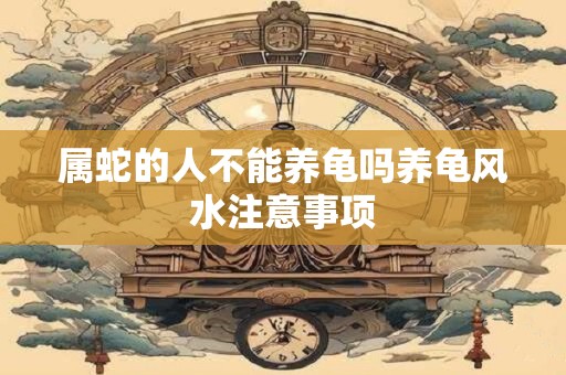 属蛇的人不能养龟吗养龟风水注意事项