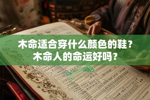 木命适合穿什么颜色的鞋？木命人的命运好吗？