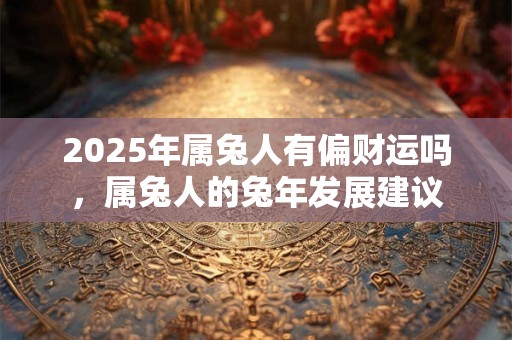 2025年属兔人有偏财运吗，属兔人的兔年发展建议