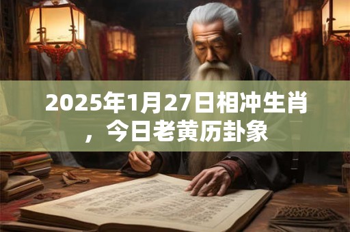2025年1月27日相冲生肖，今日老黄历卦象