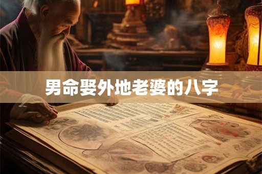 男命娶外地老婆的八字