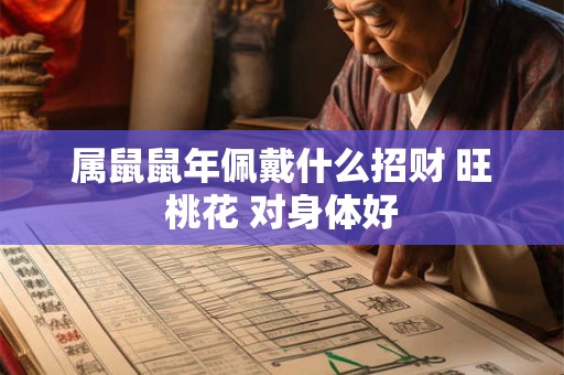 属鼠鼠年佩戴什么招财 旺桃花 对身体好