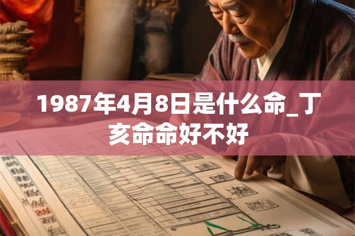 1987年4月8日是什么命_丁亥命命好不好