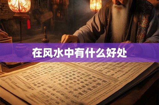 在风水中有什么好处